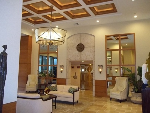 Private elevator entries to individual condominiums Private elevator entries to individual condominiums