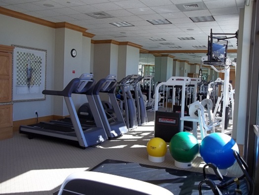 Fitness center with sauna, steam and massage room